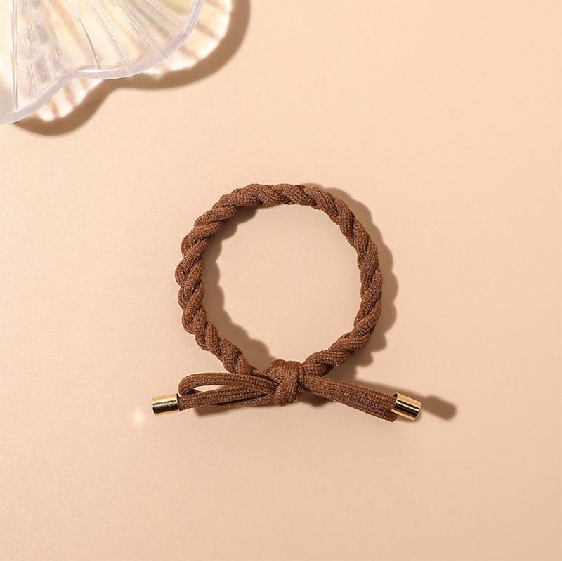 SOHO Cibe Hair elastics - Brown - Hair Accessories | Fashiongirl