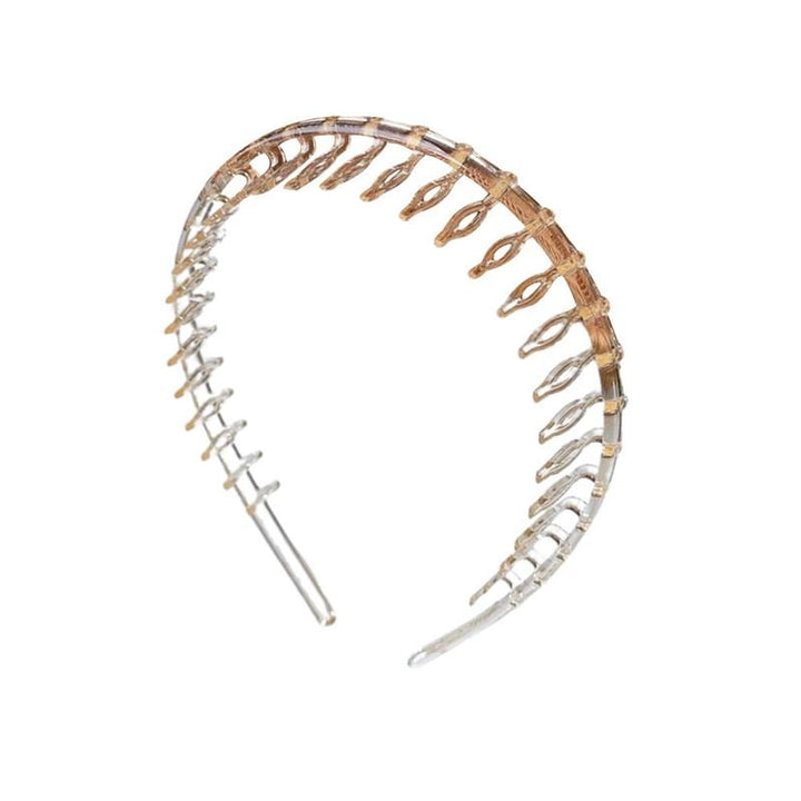 SOHO Coffee Headband with teeth - Transparent - Hair Accessories