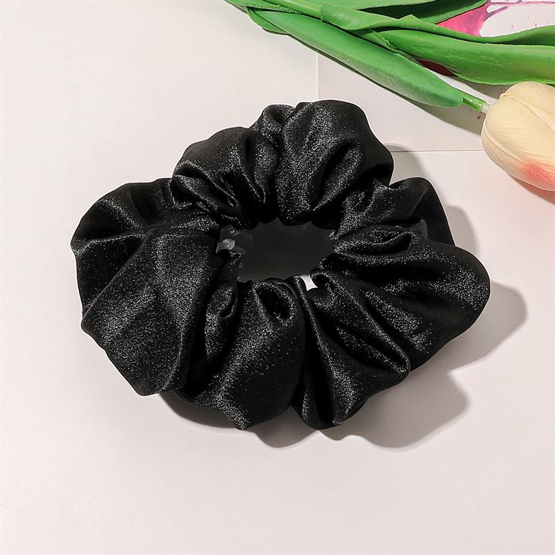 SOHO Dina Ponytail Scrunchie Spiral - Black - Hair Accessories