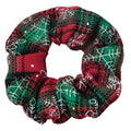 SOHO Edur Christmas Scrunchie – Grön/röd – Håraccessoarer