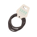 SOHO Ellie hårsnodd – mörkgrå – håraccessoarer | Fashiongirl