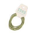 SOHO Ellie hårsnodd – grön – håraccessoarer | Fashiongirl