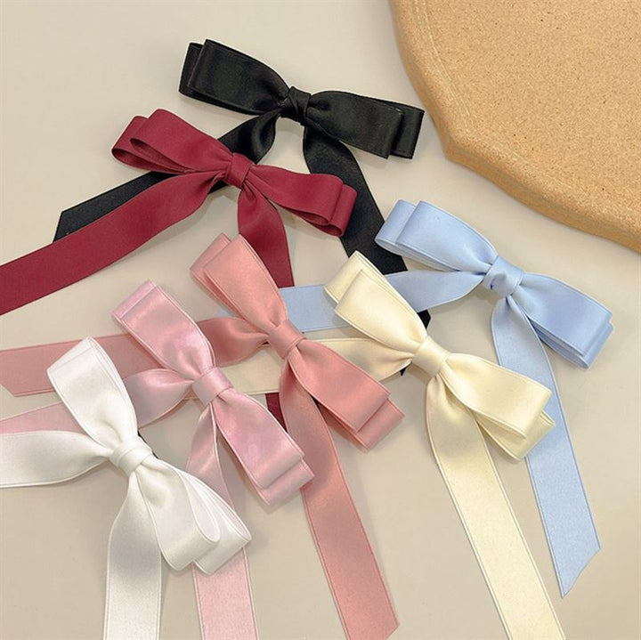 SOHO Emma Bow Hair clips - Red - Hair Accessories | Fashiongirl