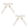 SOHO Emma Bow Hair Clips – Vita – Håraccessoarer | Fashiongirl