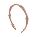 SOHO vikbart hårband – rosa beige – håraccessoarer