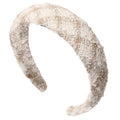 SOHO Frigga bredt hårband – beige – håraccessoarer | Fashiongirl