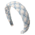 SOHO Frigga bredt hårband – blått – håraccessoarer | Fashiongirl