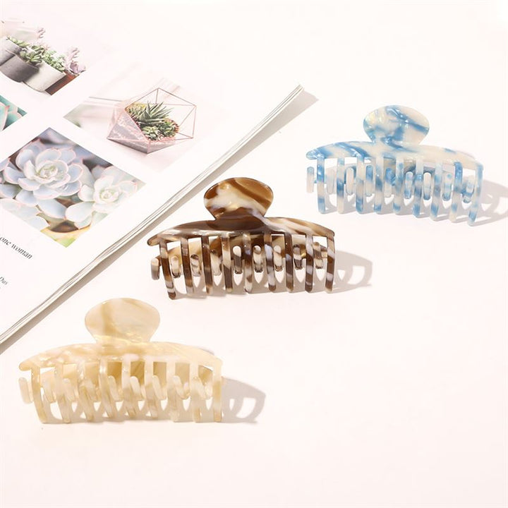 SOHO Gaja Hair Claw - Blue Marble - Hair Accessories