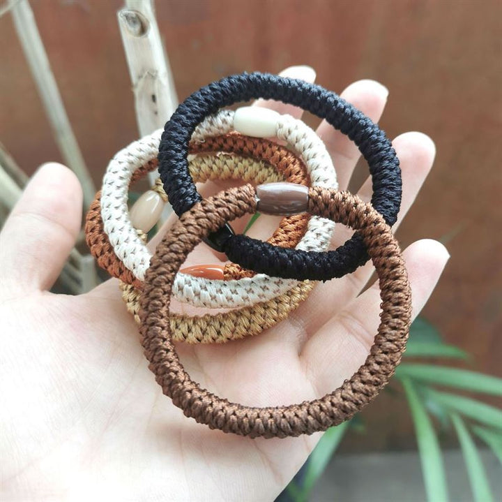 SOHO Hair elastics - Black, 3 pcs - Hair Accessories | Fashiongirl