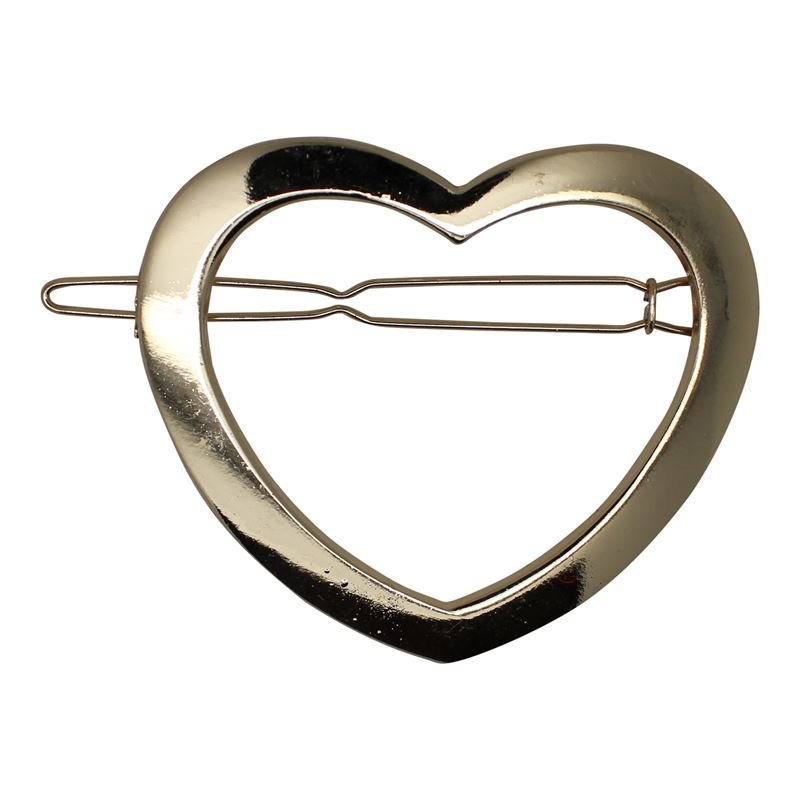SOHO Heart Hair Clip - Gold - | Fashiongirl