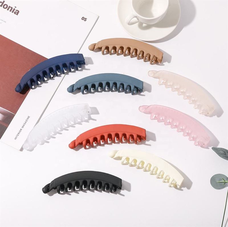 SOHO Idis Banana Hair Clip - Light Tortoise - | Fashiongirl