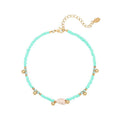 SOHO Ila Pearl Anklet - Turkos - | Fashiongirl