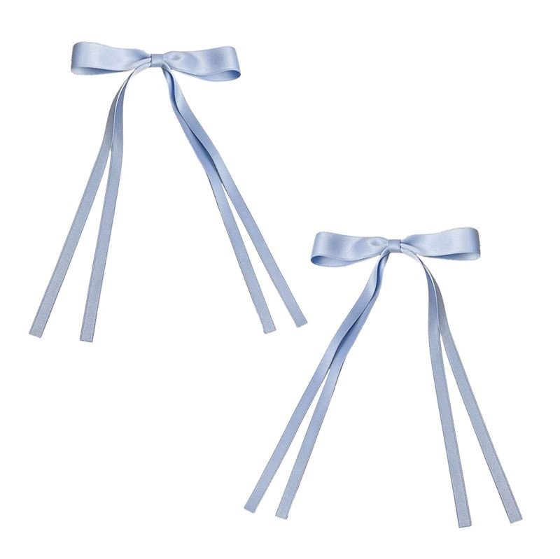 SOHO Isa Bow Hair clips - Blue - Hair Accessories | Fashiongirl