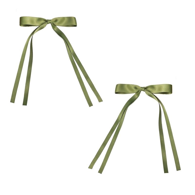 SOHO Isa Bow Hair clips - Green - Hair Accessories | Fashiongirl