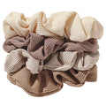SOHO Ivory Scrunchies – 4-pack – Håraccessoarer