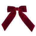 SOHO Jane Velvet Bow Hair Clip – Mörkröd – Håraccessoarer | Fashiongirl