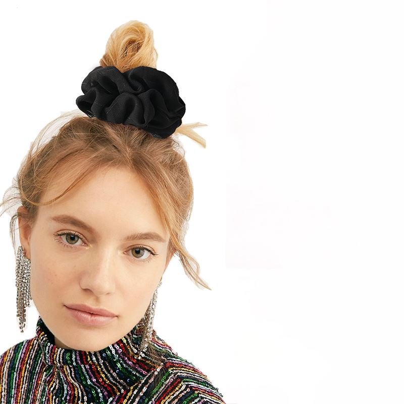SOHO Jinn Scrunchie - White - Hair Accessories
