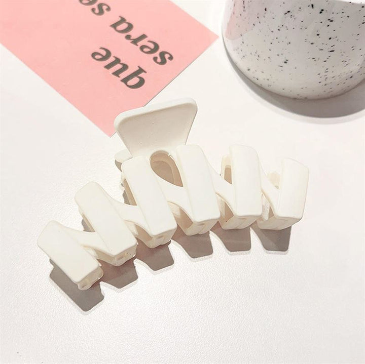 SOHO Just Hair Claw - White - Hair Accessories