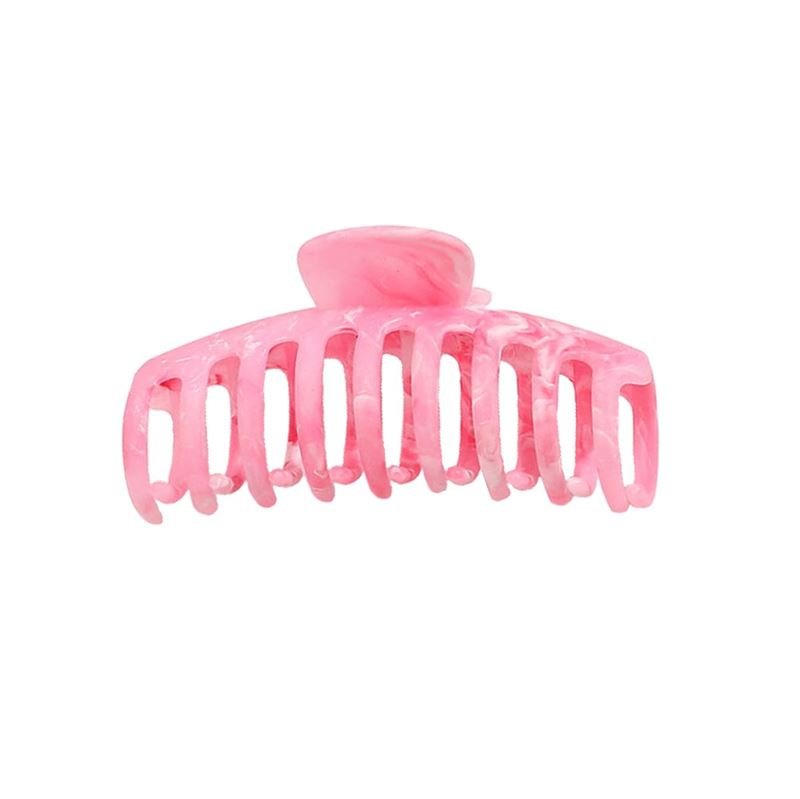 SOHO Kana Marble Hair Claw - Pink - Hair Accessories