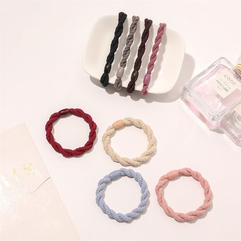 SOHO Karoline Hair elastics - Dark brown - Hair Accessories | Fashiongirl