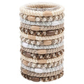 SOHO Kenlee Hårband – Beige (15 st) – Håraccessoarer | Fashiongirl