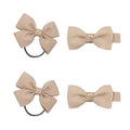 SOHO Kirby Bow Hårband och hårspännen – Beige – Håraccessoarer | Fashiongirl