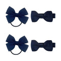 SOHO Kirby Bow Hårband och hårspännen – Denim – Håraccessoarer | Fashiongirl