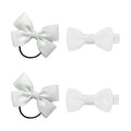 SOHO Kirby Bow Hårband och hårspännen – Vita – Håraccessoarer | Fashiongirl