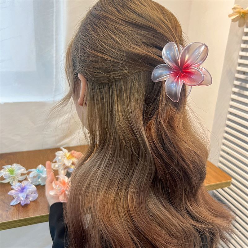 SOHO Leilani Hair Claw - Red - Hair Accessories