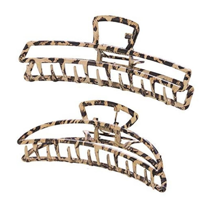SOHO Leopard Metal Hair Claw - Hair Accessories