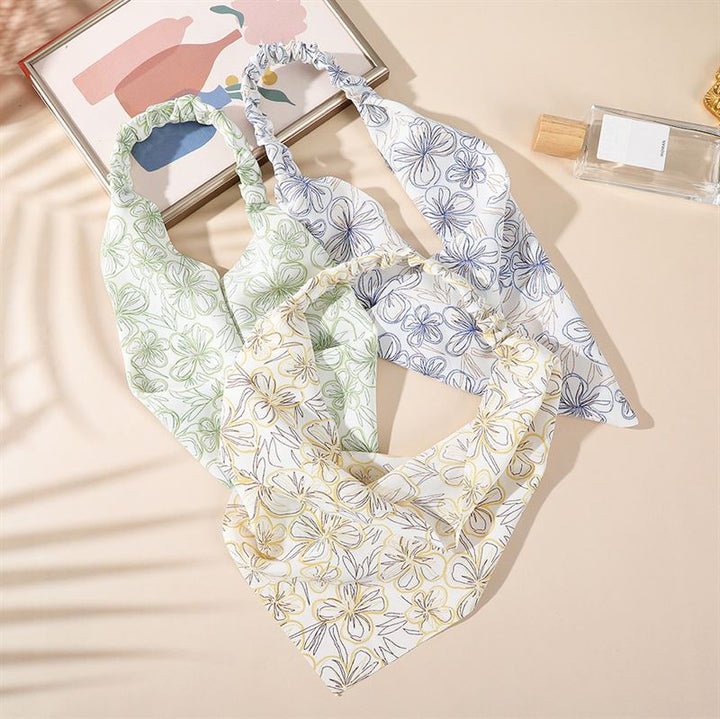 SOHO Lorelei Bandana Hair Scarf - Green - | Fashiongirl