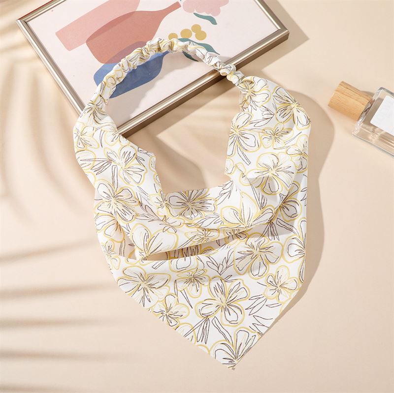 SOHO Lorelei Bandana Hair Scarf - Yellow - | Fashiongirl