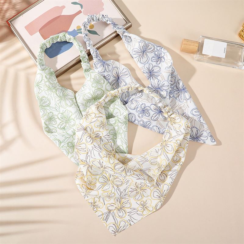 SOHO Lorelei Bandana Hair Scarf - Yellow - | Fashiongirl