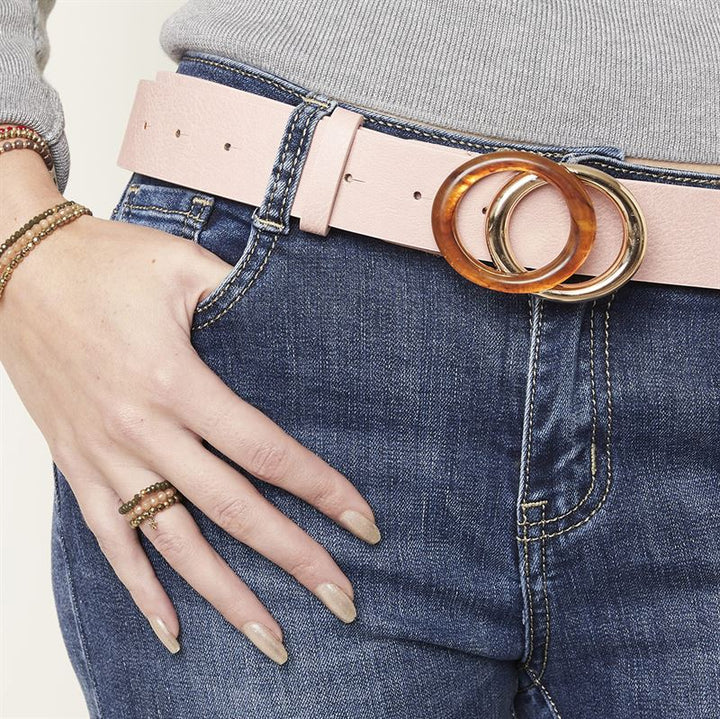SOHO Lush Belt - Pink - | Fashiongirl