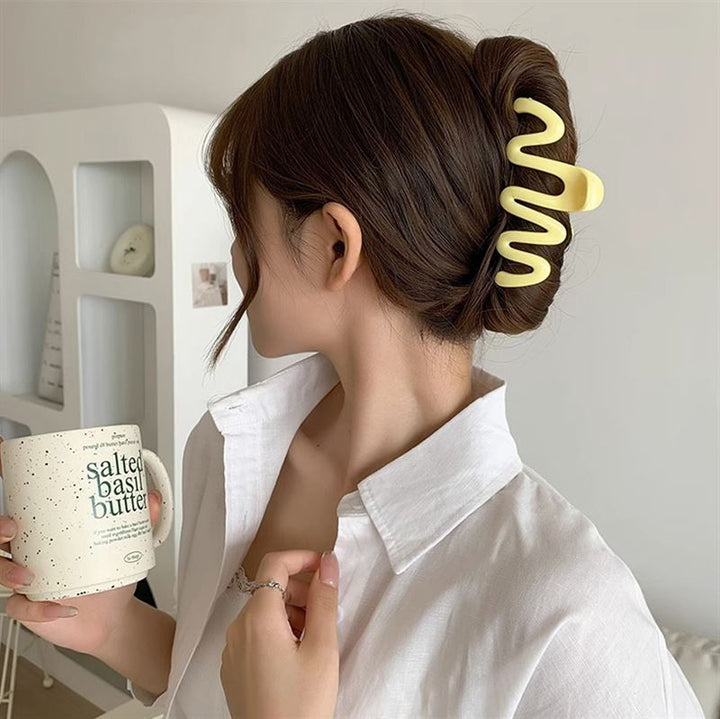 SOHO Malik Hair Claw - Yellow - Hair Accessories