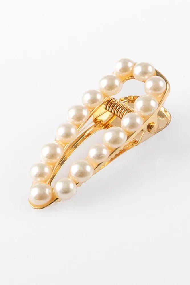 SOHO Mila hair clip with white pearls - No 6335 - | Fashiongirl