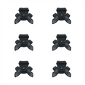 SOHO Mini Hair Claw 6 st – Svart – Håraccessoarer