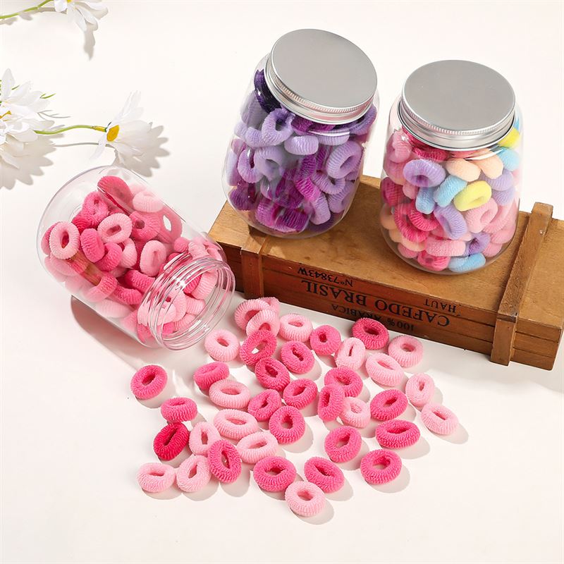 SOHO Nera Hair elastics - 100 pcs - Hair Accessories | Fashiongirl