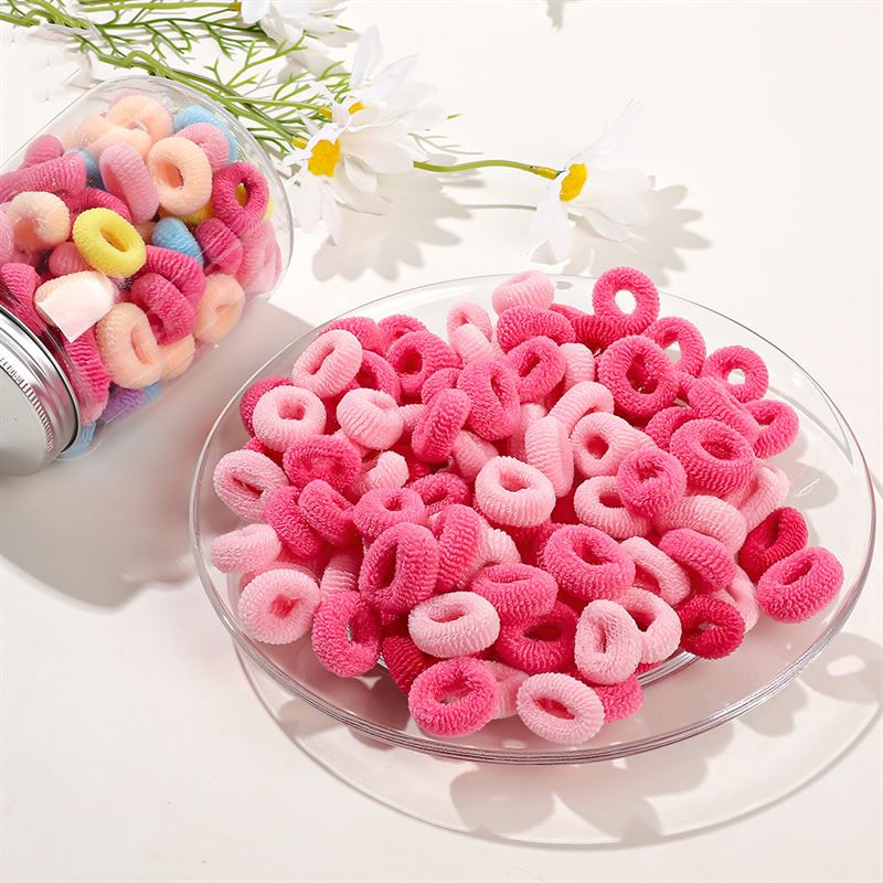 SOHO Nera Hair elastics - 100 pcs - Hair Accessories | Fashiongirl