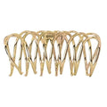 SOHO Olive Metal Hair Claw – Guld – Håraccessoarer
