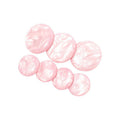SOHO Opal hårspännen – Rosa – | Fashiongirl