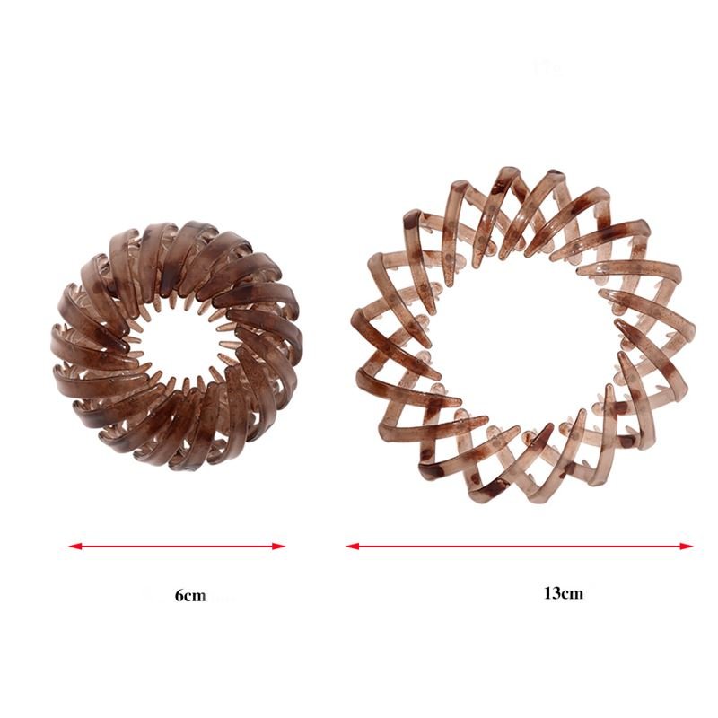 SOHO Pesca Ponytail Spiral - Grey Tortoise - | Fashiongirl