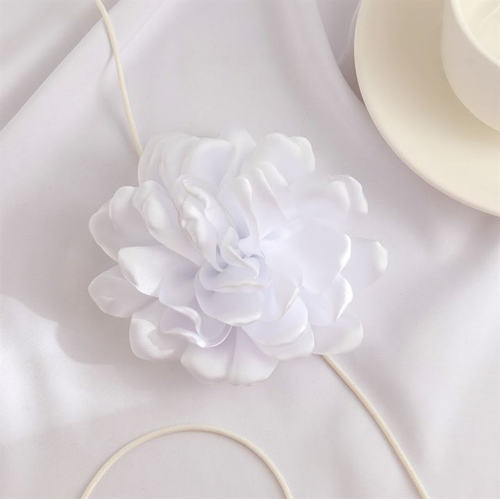 SOHO Pink Choker Necklace - White - | Fashiongirl