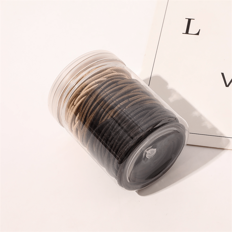 SOHO Remi Hair elastics 50 pcs - Beige Mix - Hair Accessories