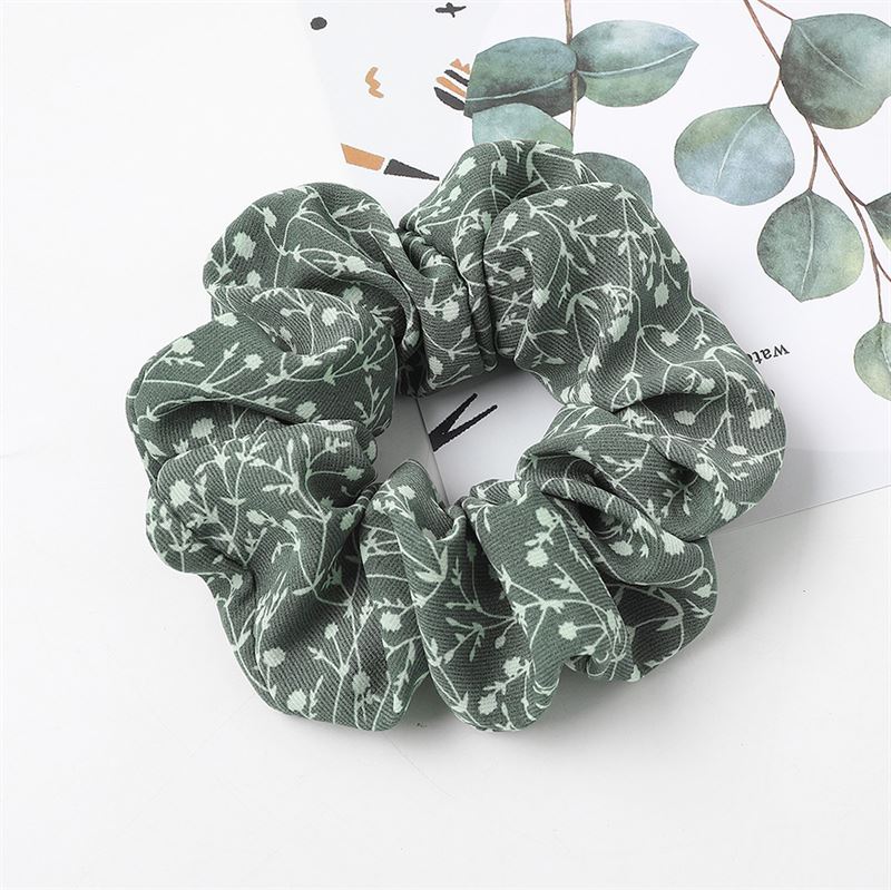 SOHO Ries Scrunchie - Green - Hair Accessories
