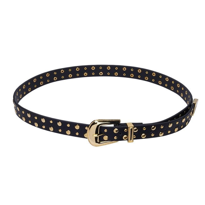 SOHO Rock Belt - Black/Gold - | Fashiongirl