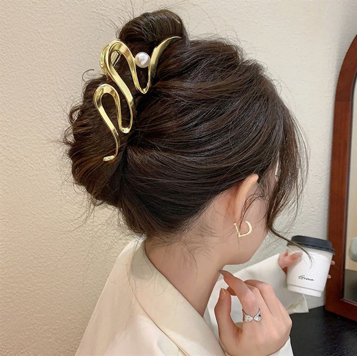 SOHO Sania Hair Claw - Gold - Hair Accessories