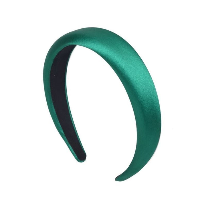 SOHO Satin Headband - Dark Green - Hair Accessories
