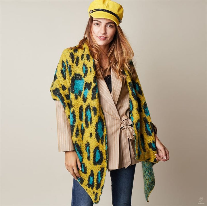 SOHO Scarf 185 x 55 cm - Leopard - | Fashiongirl