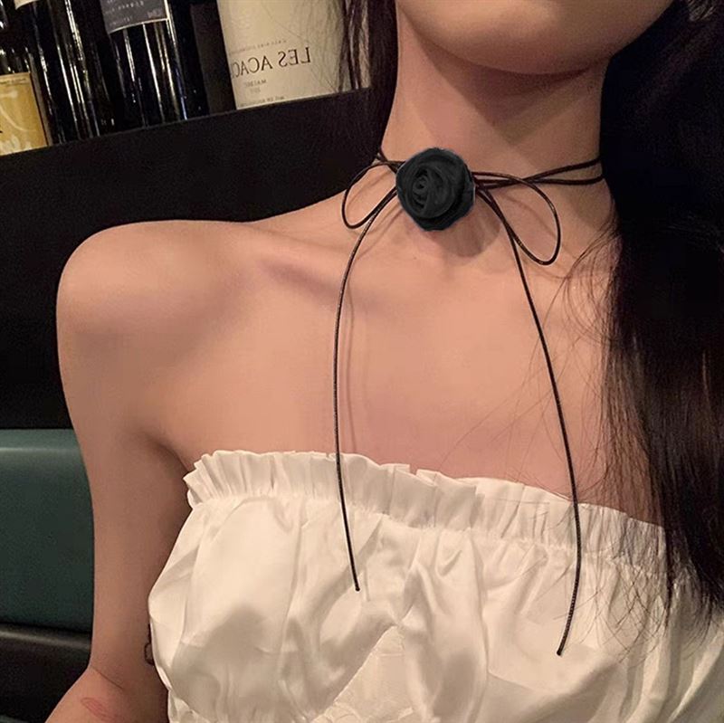 SOHO Shene Choker Necklace - Black - | Fashiongirl